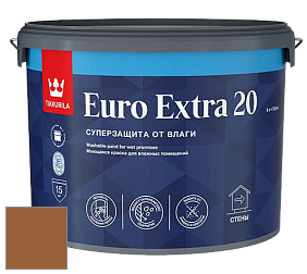 Краска Tikkurila Euro Extra 20 краска для стен и потолков цвет NCS S 4550-Y30R 