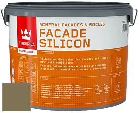 Краска Tikkurila Facade Silicon краска фасадная цвет Q595 