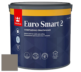 Краска Tikkurila Euro Smart 2 краска для стен и потолков цвет L487 Крот