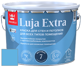 Краска Tikkurila Luja Extra 7 матовая краска для влажных помещений цвет NCS S 1050-R90B 