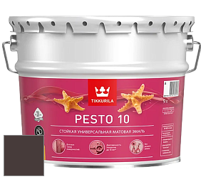 Краска Tikkurila Euro Pesto 10 эмаль цвет NCS S 8505-R 