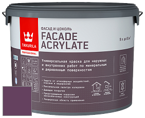 Краска Tikkurila Facade Acrylate краска внутренних и наружных работ цвет NCS S 5040-R40B 