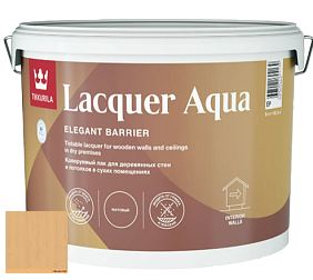 Краска Tikkurila Lacquer Aqua (матовый) лак интерьерный цвет 3469 Солома