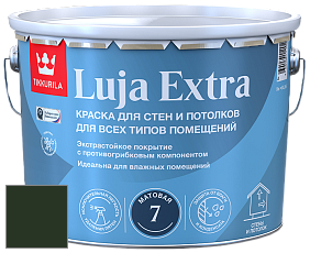Краска Tikkurila Luja Extra 7 матовая краска для влажных помещений цвет RAL 6007 