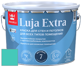 Краска Tikkurila Luja Extra 7 матовая краска для влажных помещений цвет NCS S 1050-B60G 