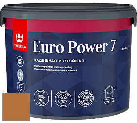 Краска Tikkurila Euro Power 7 краска для стен и потолков цвет N402 