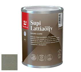 Краска Tikkurila Supi Lattiaöljy защитный состав для сауны цвет 3433 Конопля