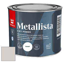 Краска Tikkurila Metallista краска по металлу цвет X486 Медиана